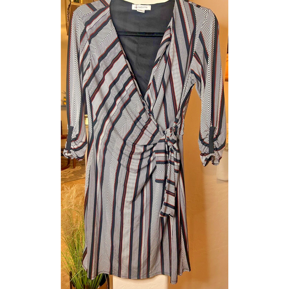 Liz Claiborne Women's Career Wrap Dress Size 8